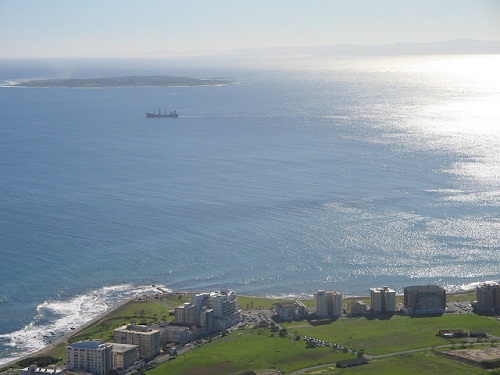 Robben Island seen from Signal Hill