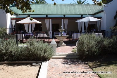 Poplars Restaurant, D'Aria Vineyards, Durbanville Wine Route, Cape Town