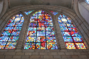 Gabriel Loire windows at St Georges Cathedral, Cape Town